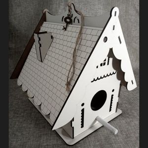 Cida's - home interior birdhouse ( WOODEN MDF)